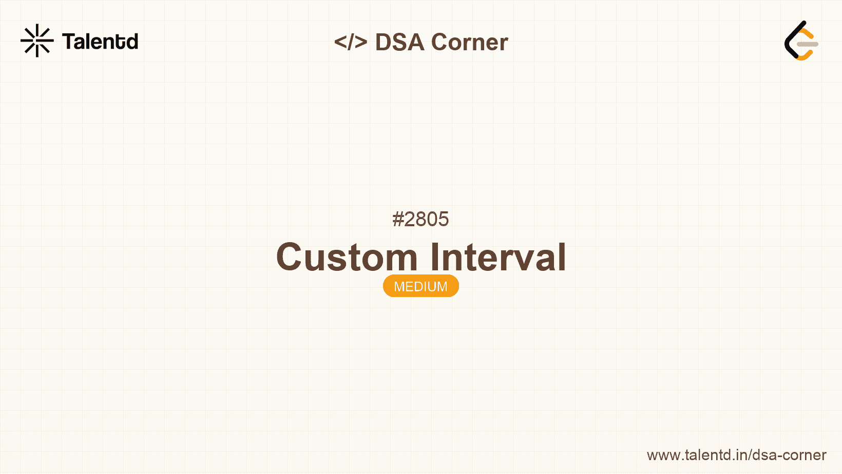 Problem visualization for Custom Interval