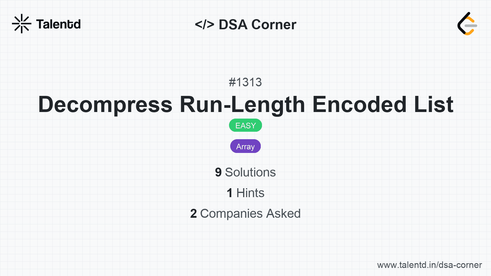 Problem visualization for Decompress Run-Length Encoded List