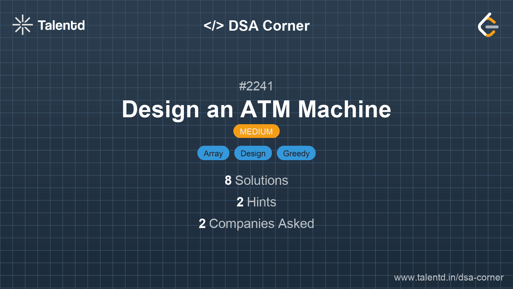 Problem visualization for Design an ATM Machine