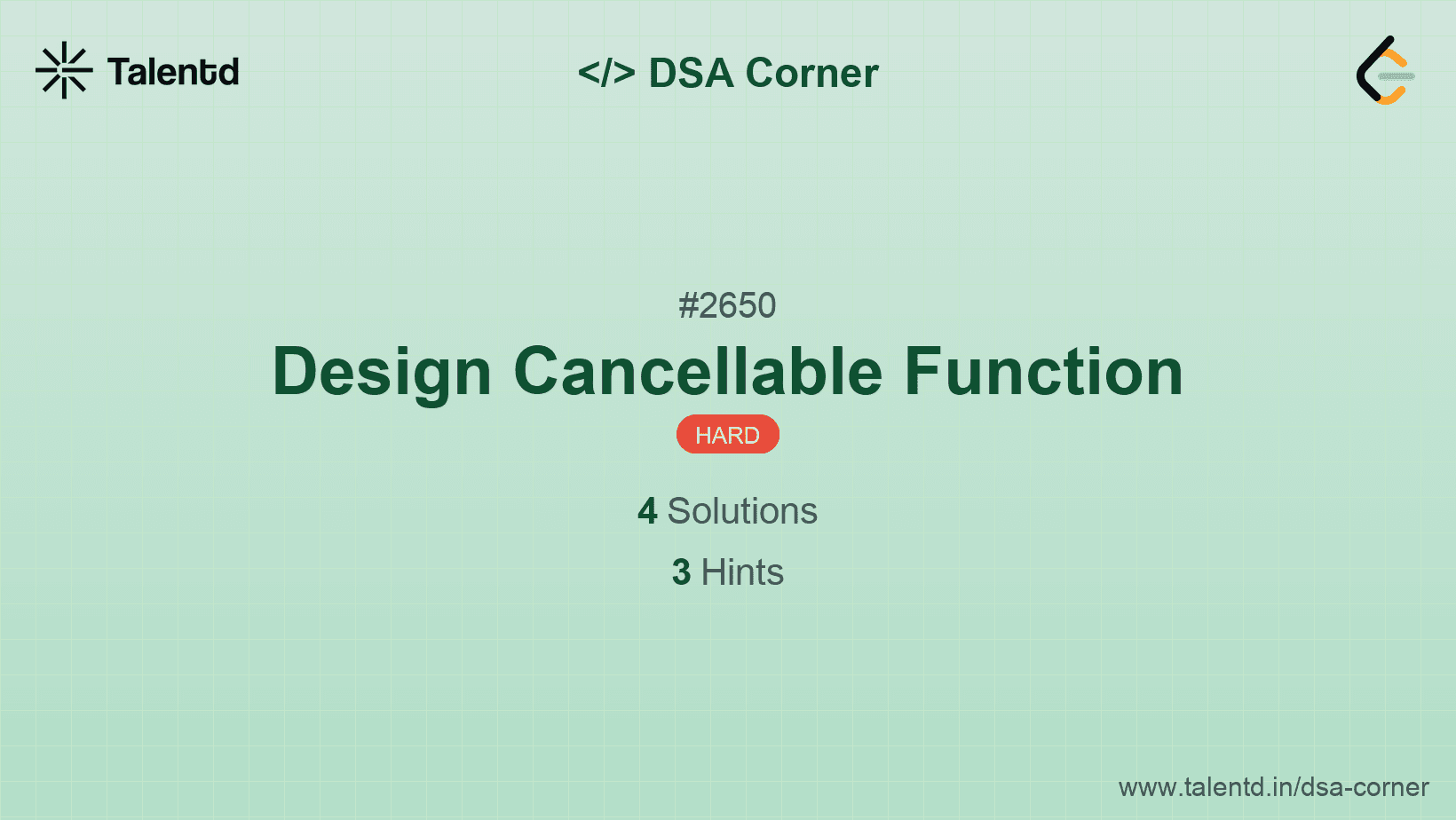 Problem visualization for Design Cancellable Function