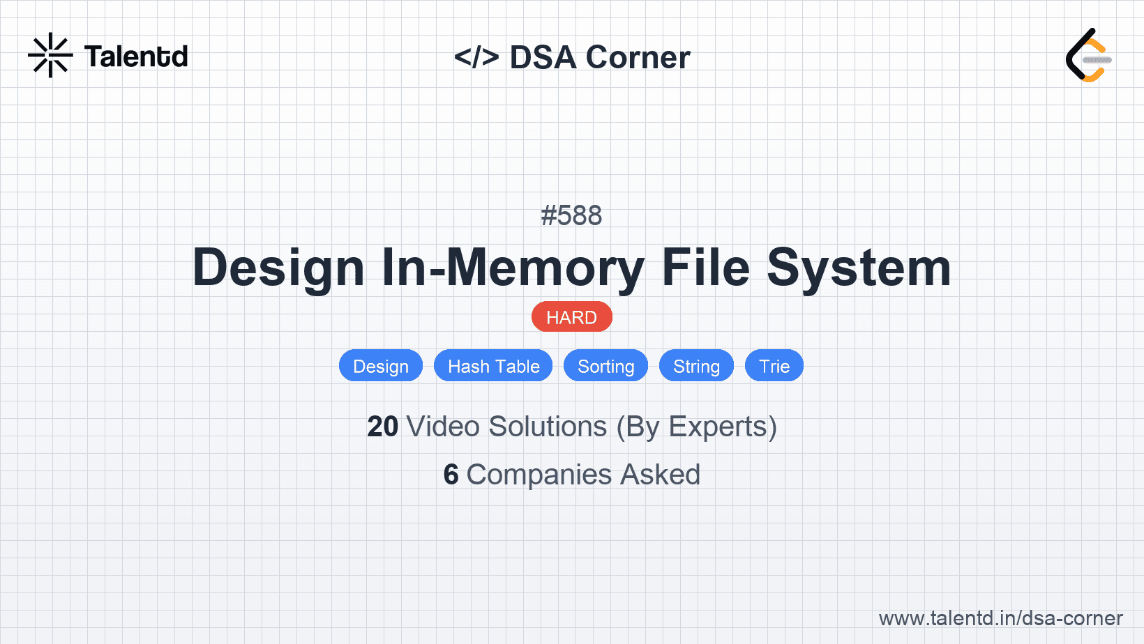 Problem visualization for Design In-Memory File System