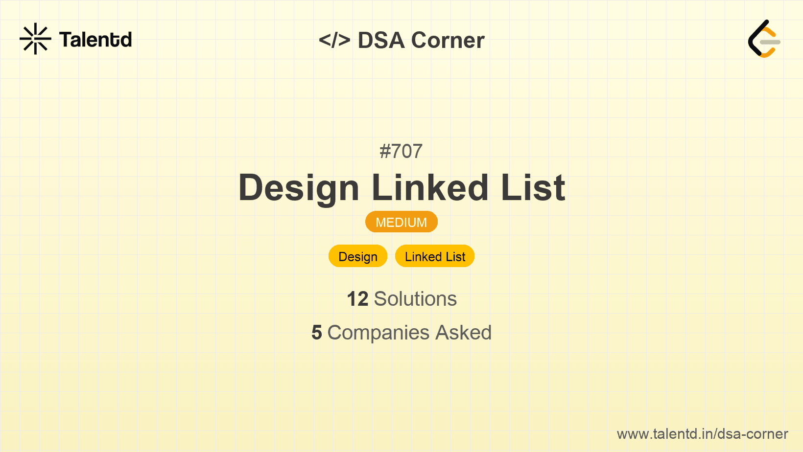 Problem visualization for Design Linked List