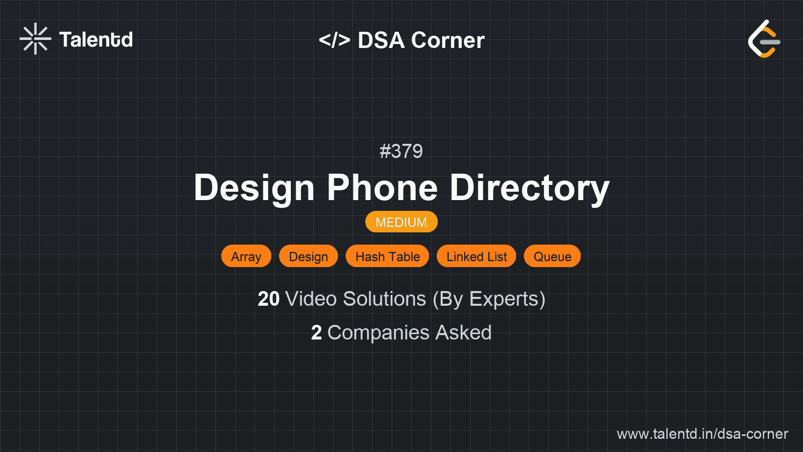 Problem visualization for Design Phone Directory