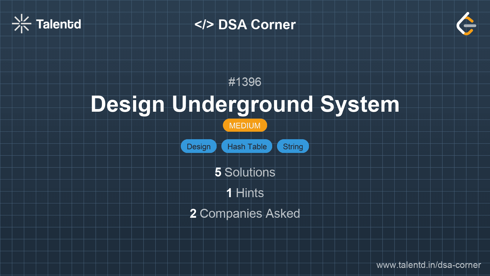 Problem visualization for Design Underground System
