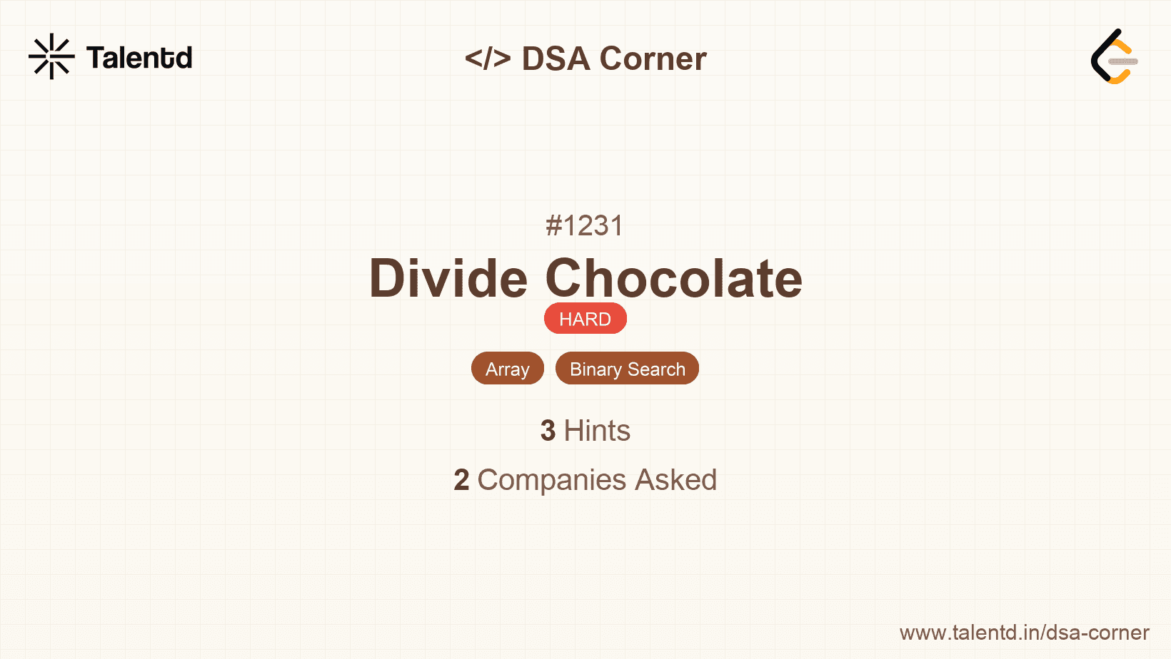 Problem visualization for Divide Chocolate