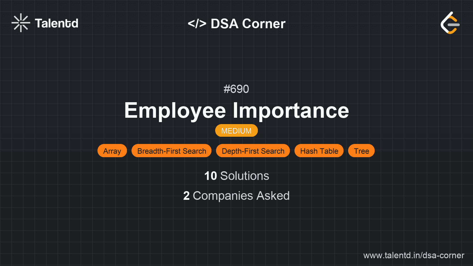 Problem visualization for Employee Importance