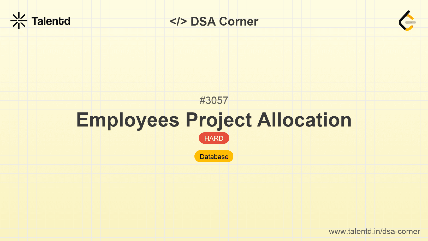 Problem visualization for Employees Project Allocation