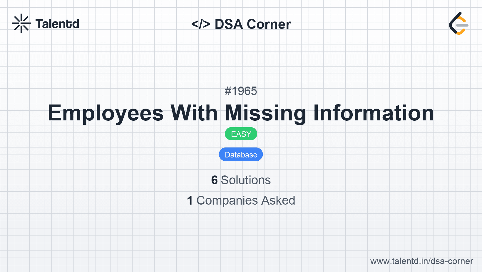 Problem visualization for Employees With Missing Information