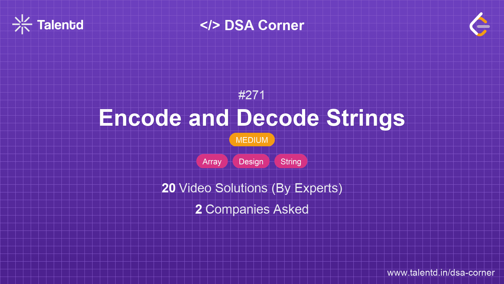 Problem visualization for Encode and Decode Strings