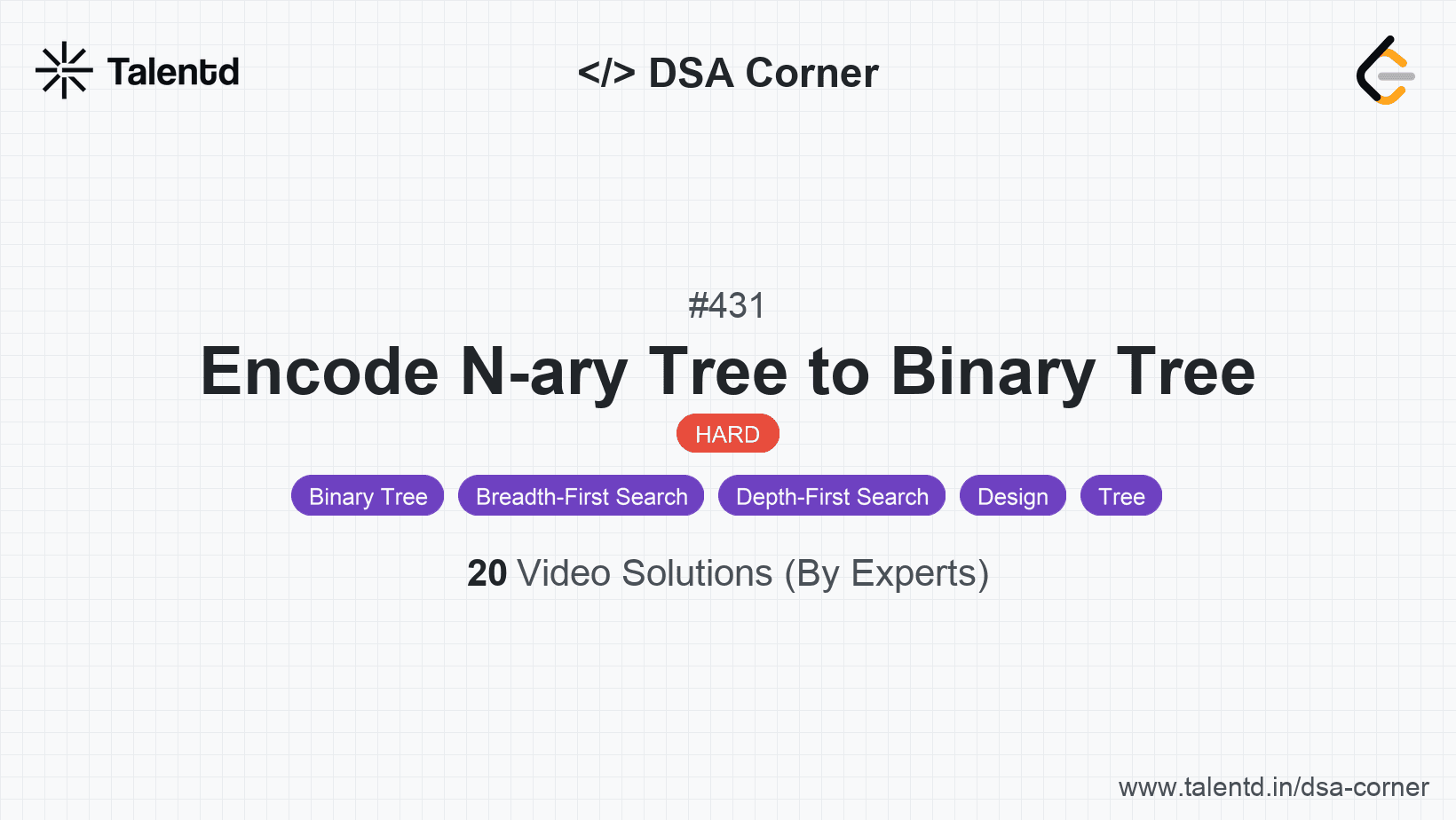 Problem visualization for Encode N-ary Tree to Binary Tree