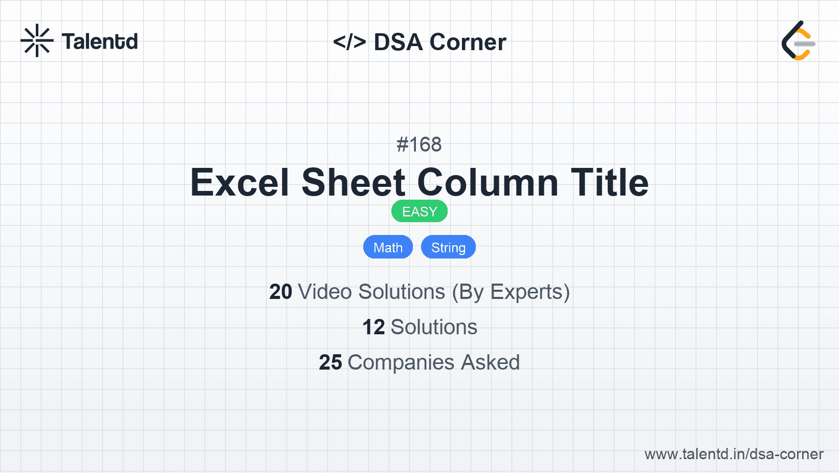 Problem visualization for Excel Sheet Column Title