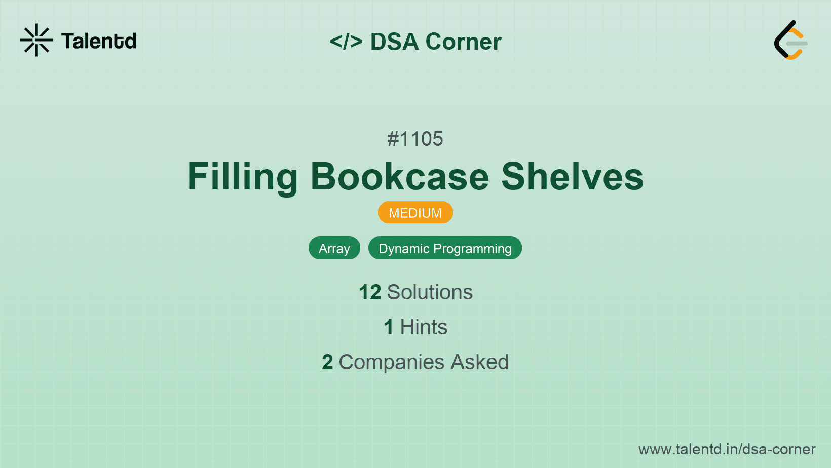 Problem visualization for Filling Bookcase Shelves