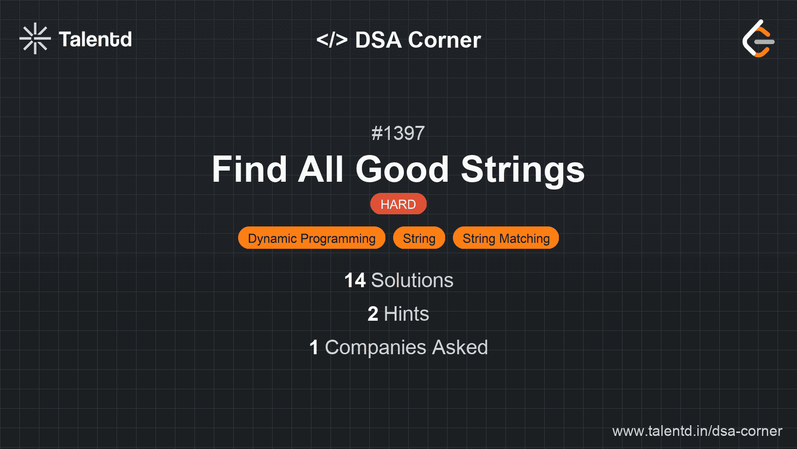 Problem visualization for Find All Good Strings