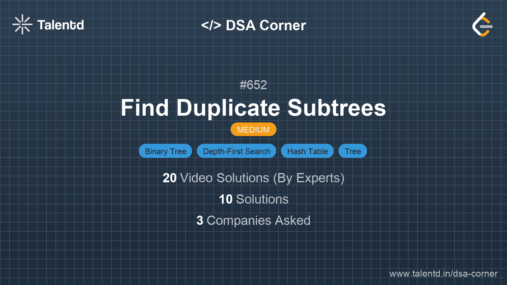 Problem visualization for Find Duplicate Subtrees