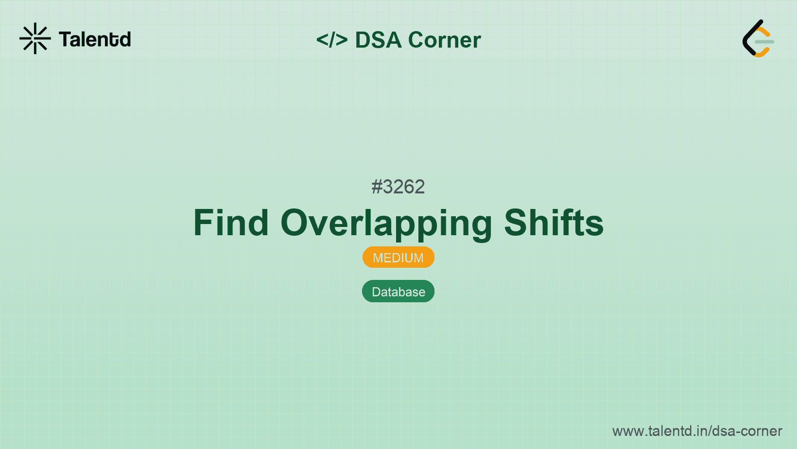 Problem visualization for Find Overlapping Shifts