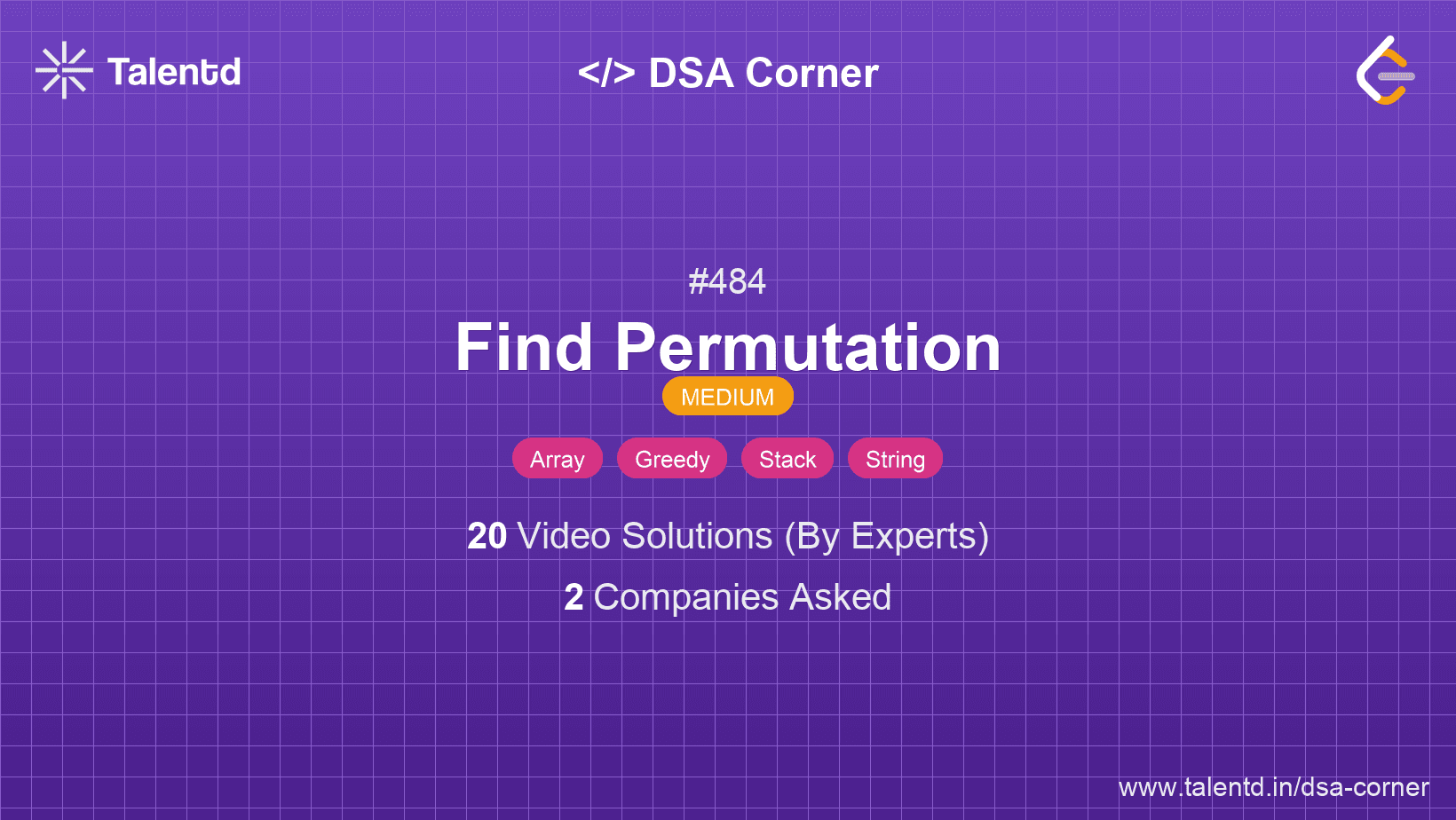 Problem visualization for Find Permutation