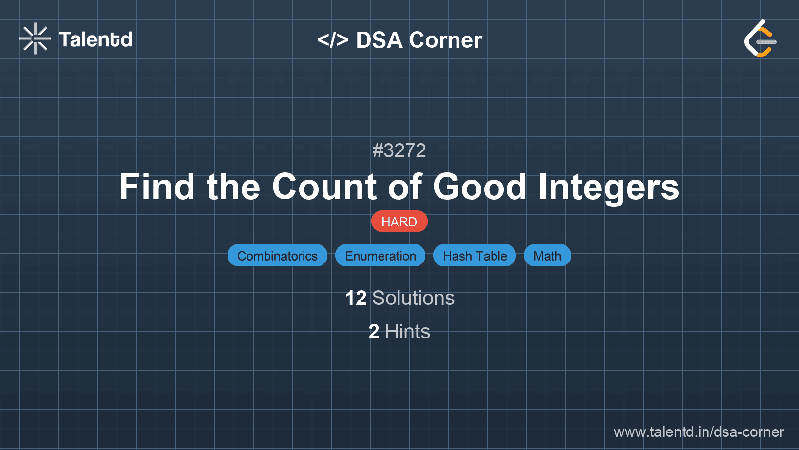 Problem visualization for Find the Count of Good Integers