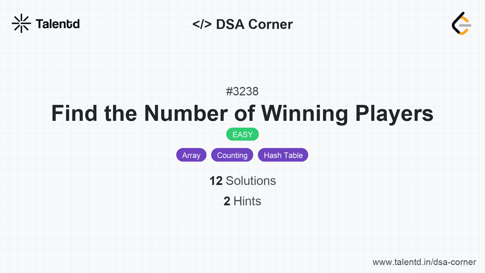 Problem visualization for Find the Number of Winning Players