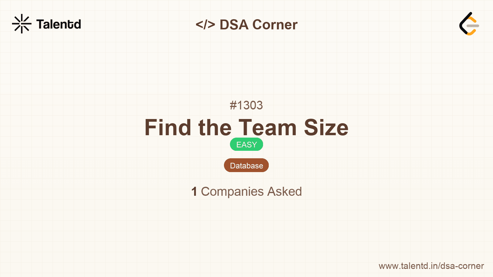 Problem visualization for Find the Team Size