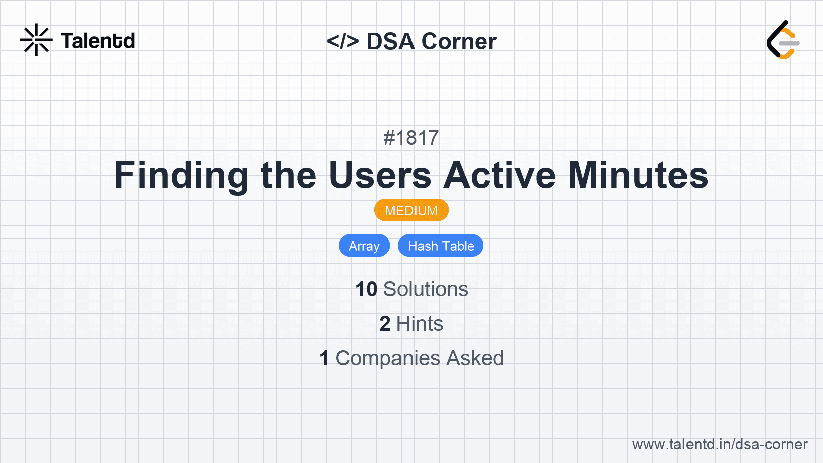 Problem visualization for Finding the Users Active Minutes