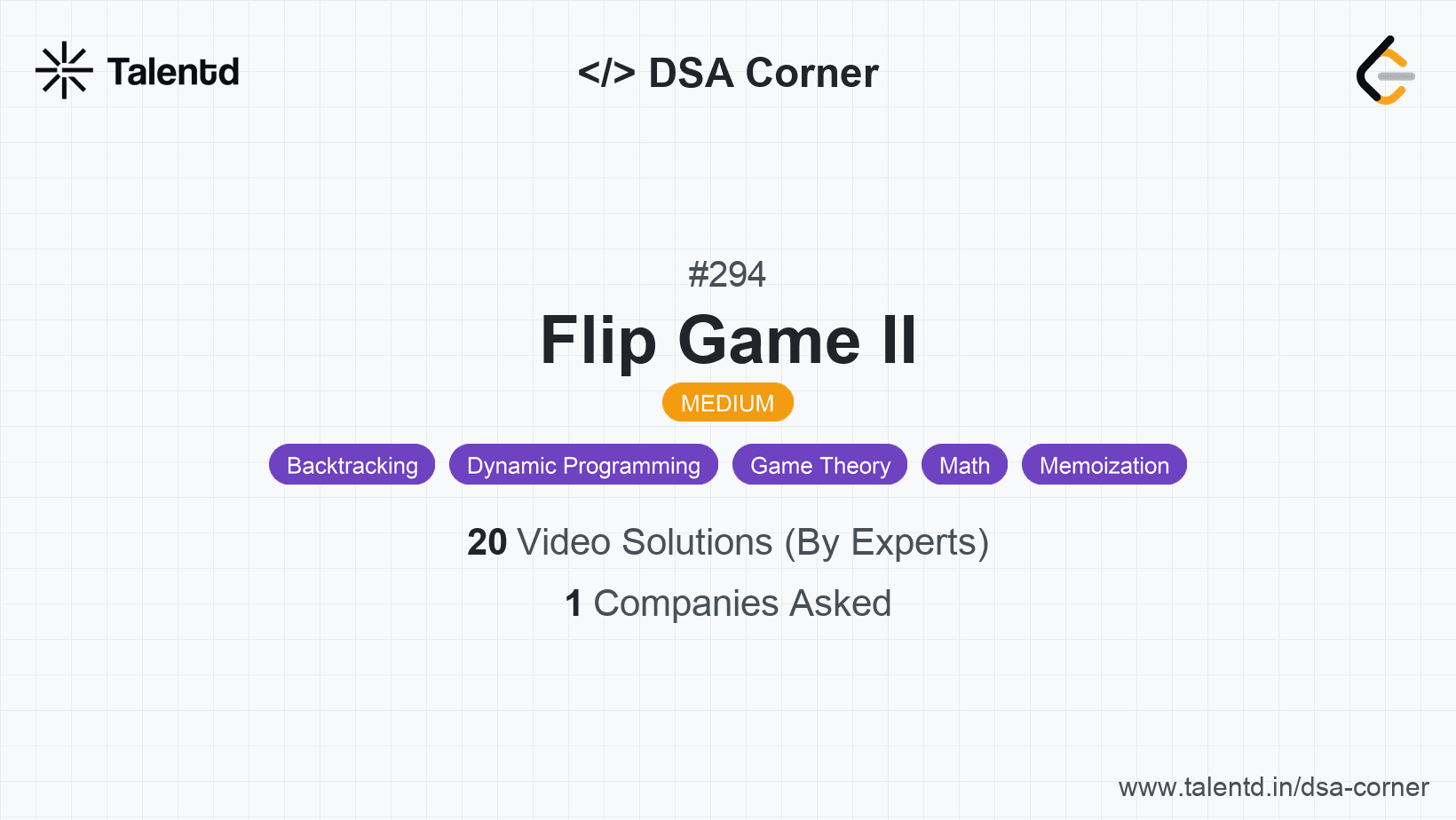 Problem visualization for Flip Game II