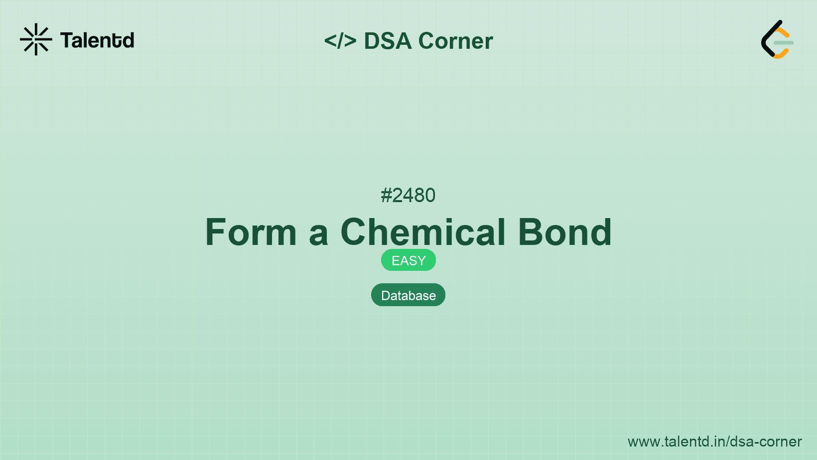 Problem visualization for Form a Chemical Bond