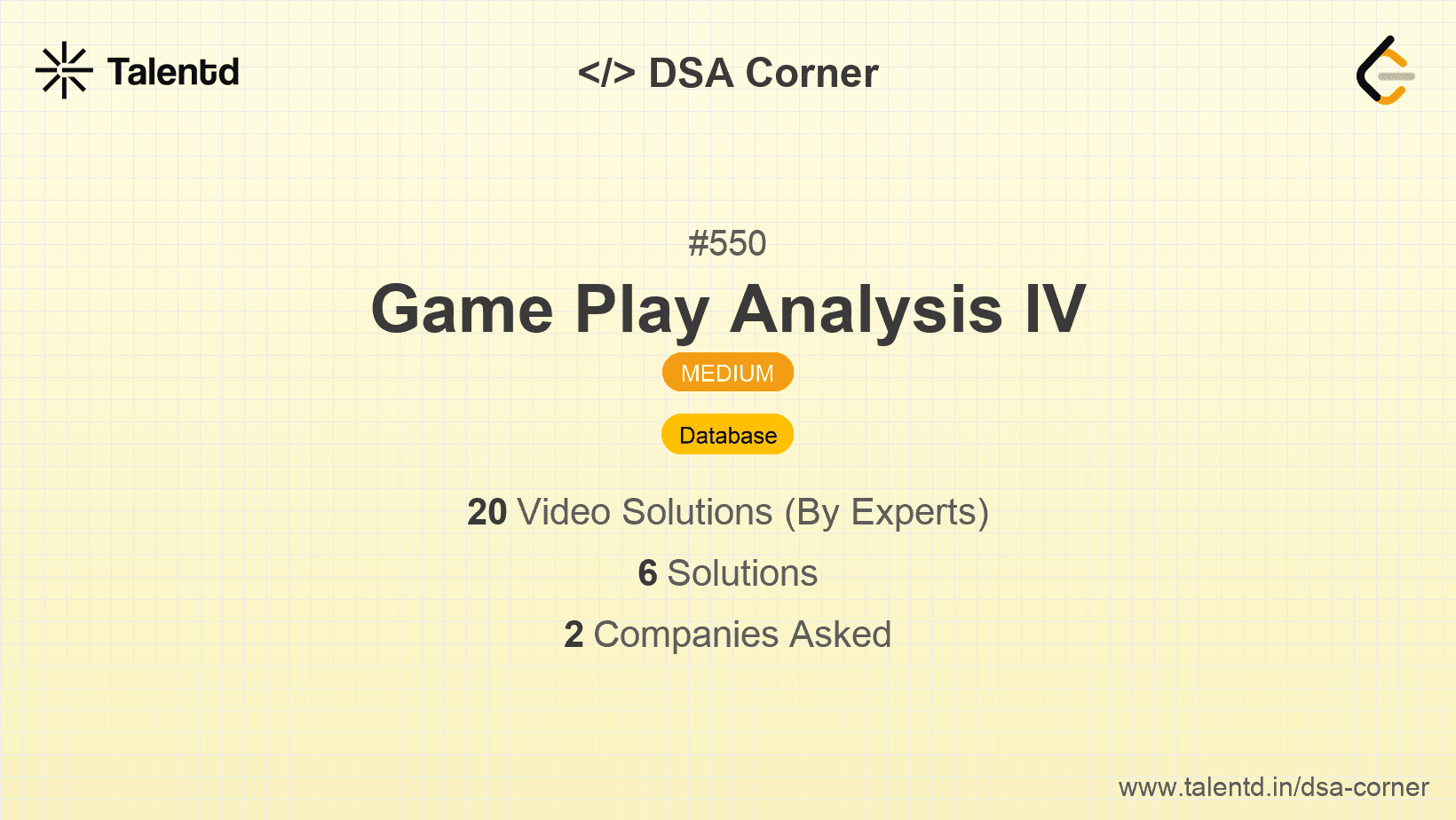 Problem visualization for Game Play Analysis IV