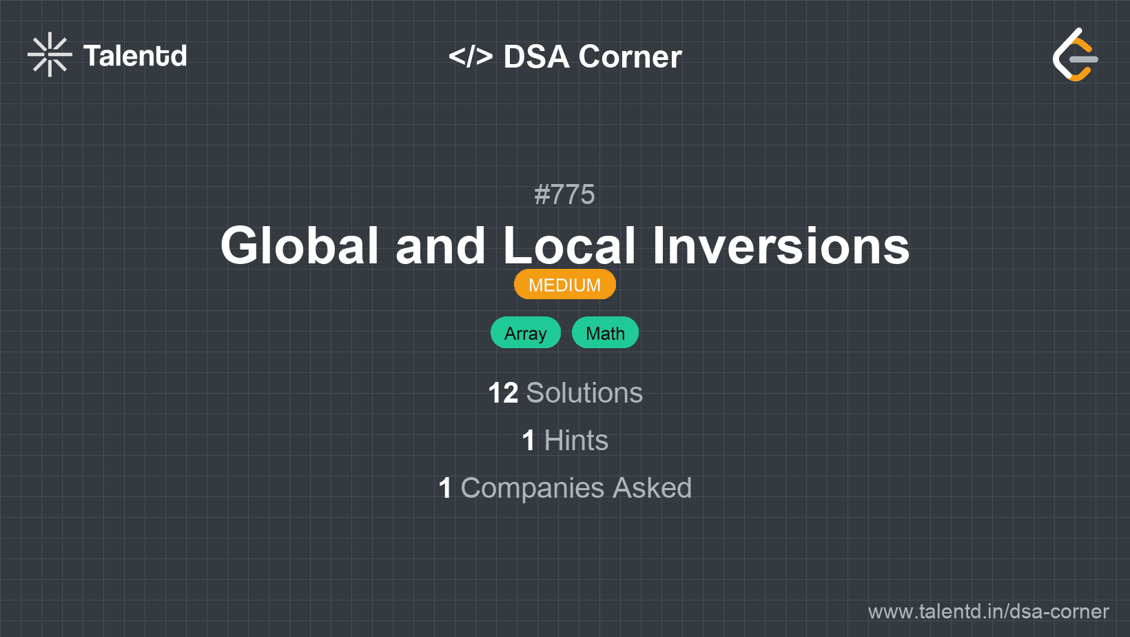 Problem visualization for Global and Local Inversions