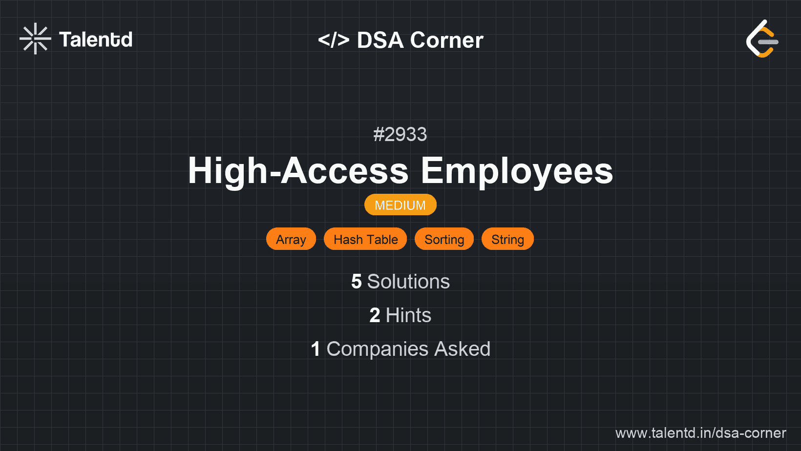 Problem visualization for High-Access Employees