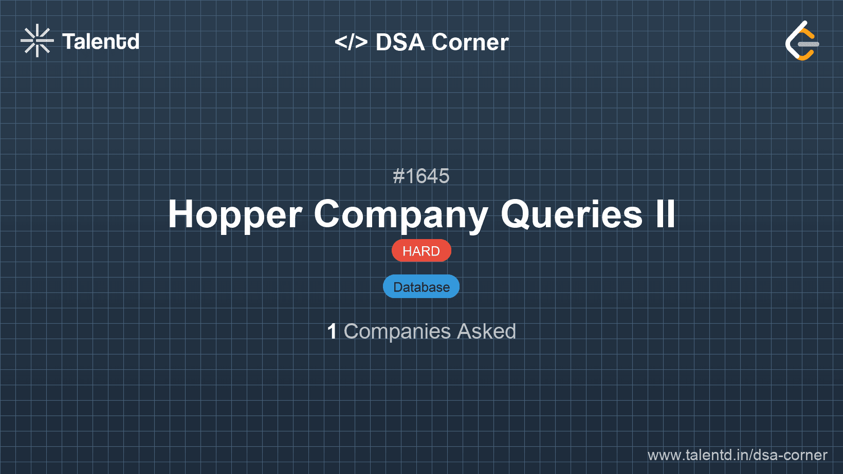Problem visualization for Hopper Company Queries II