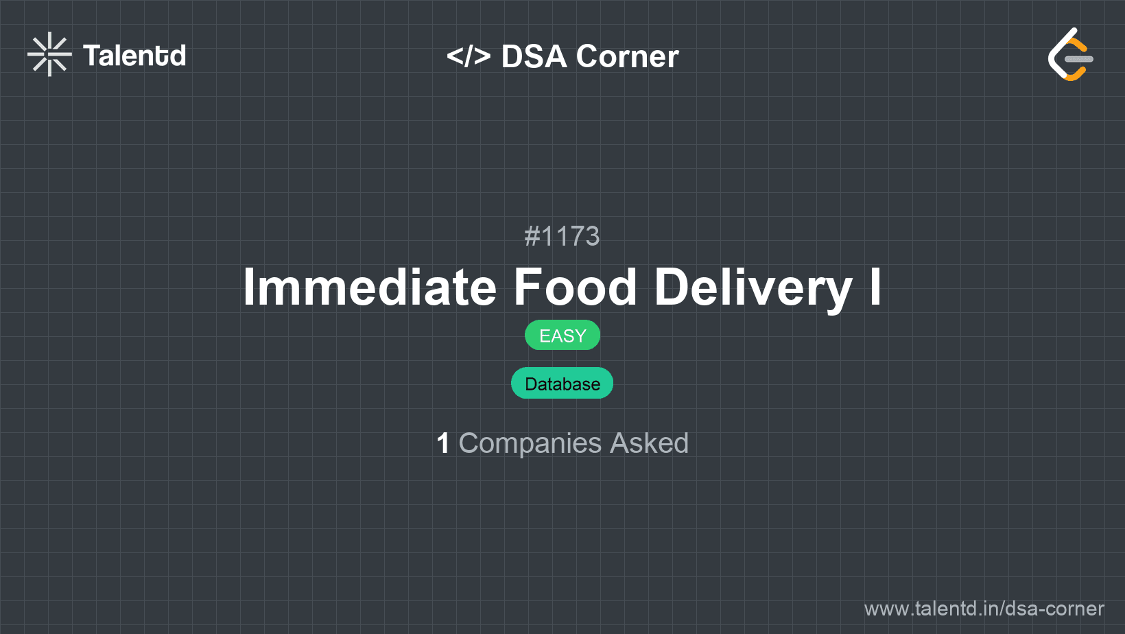 Problem visualization for Immediate Food Delivery I