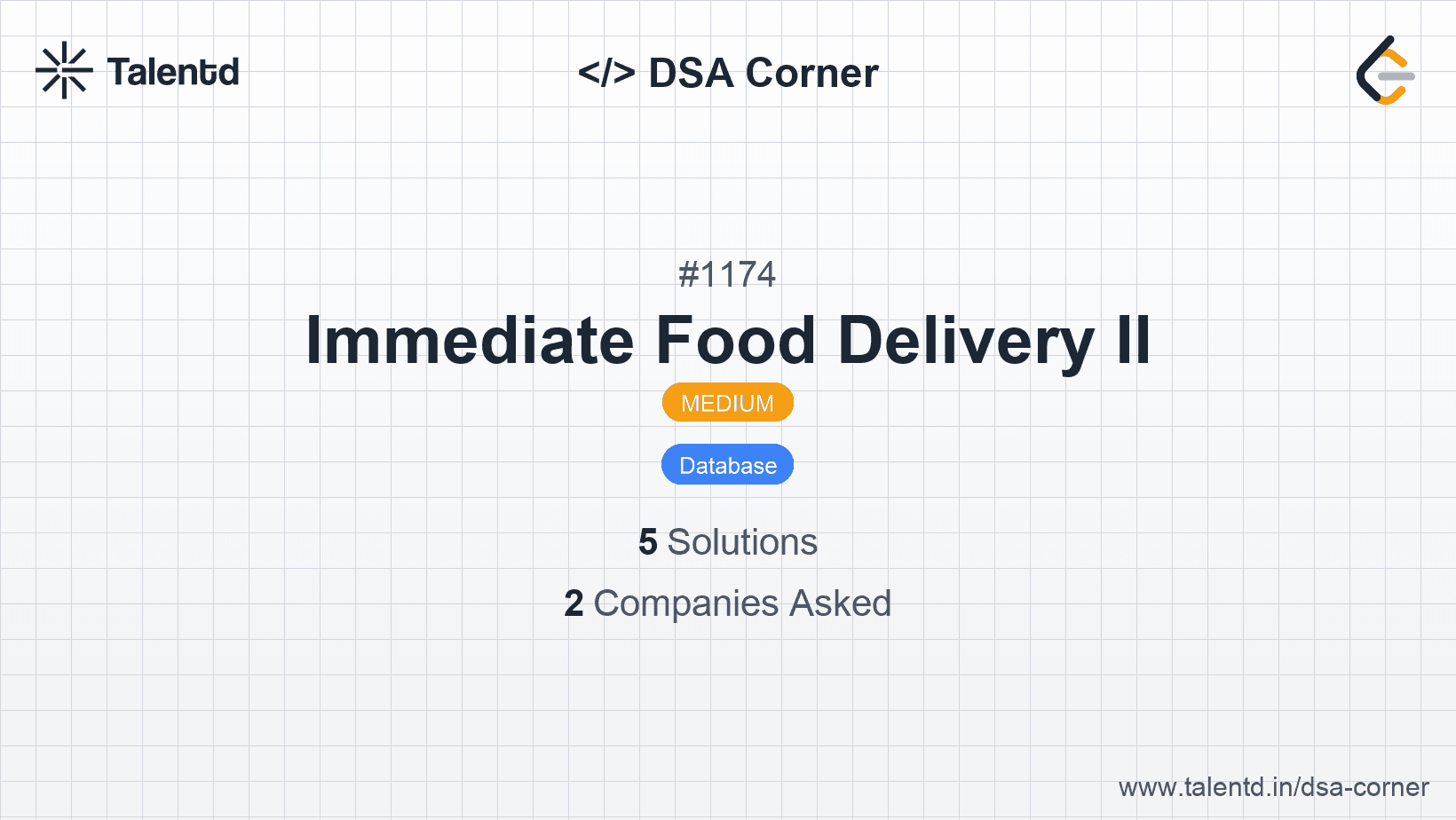 Problem visualization for Immediate Food Delivery II