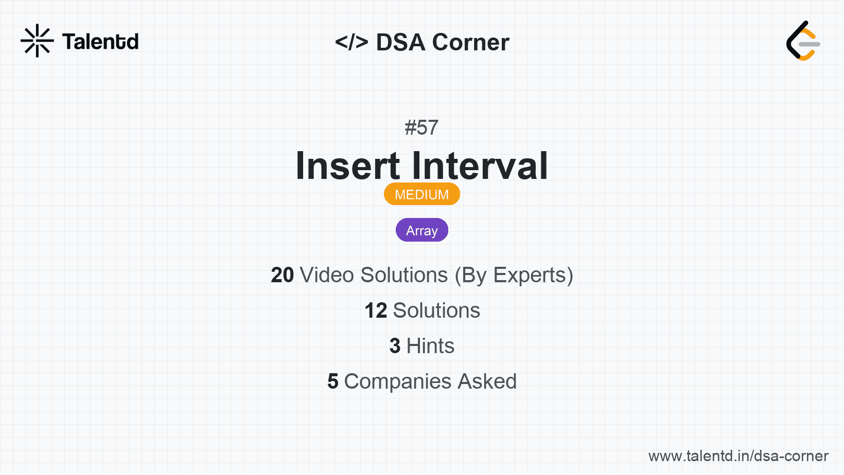 Problem visualization for Insert Interval