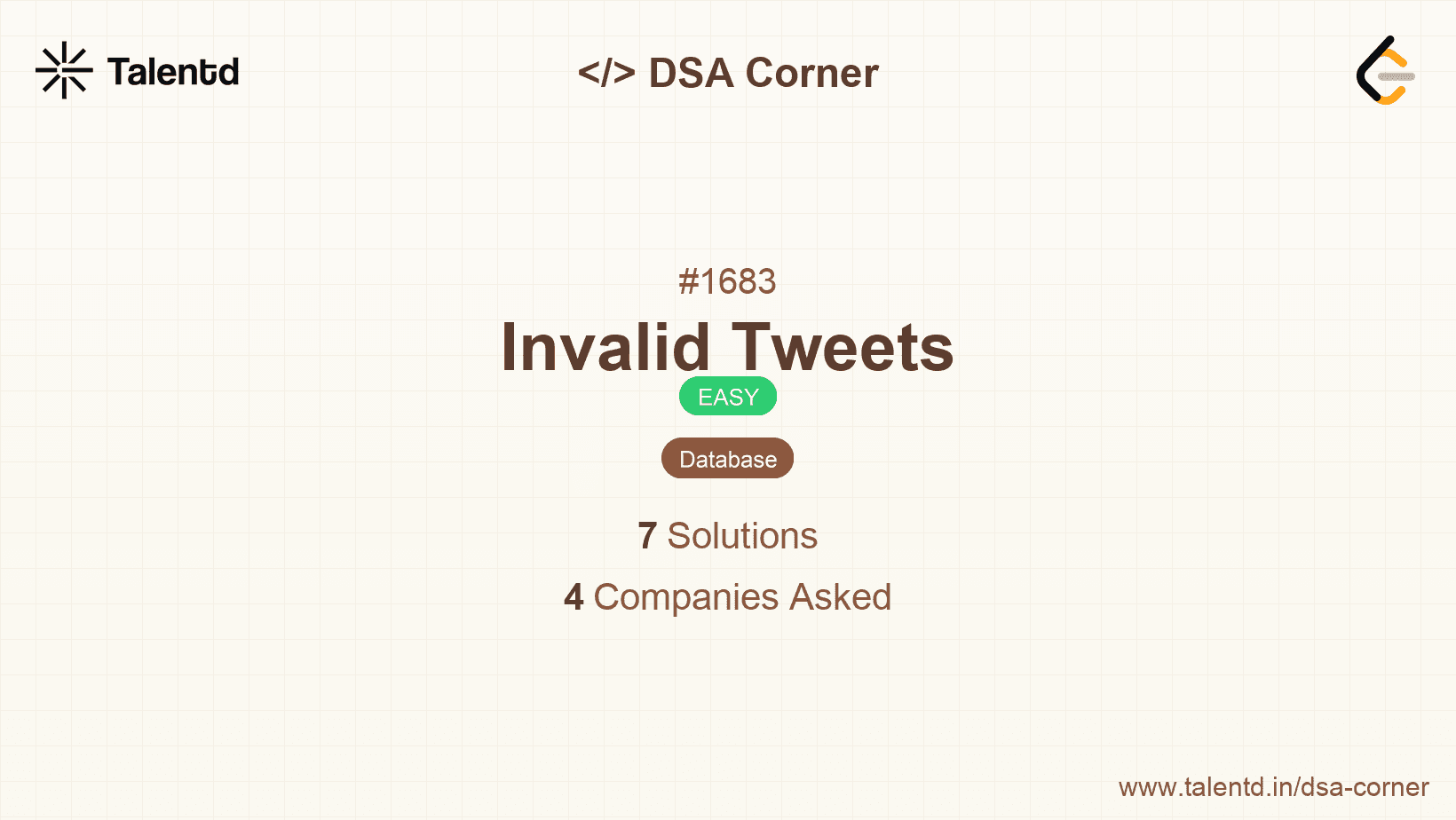 Problem visualization for Invalid Tweets