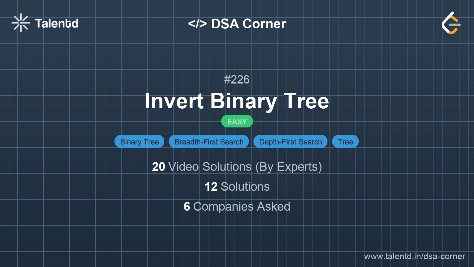 Problem visualization for Invert Binary Tree