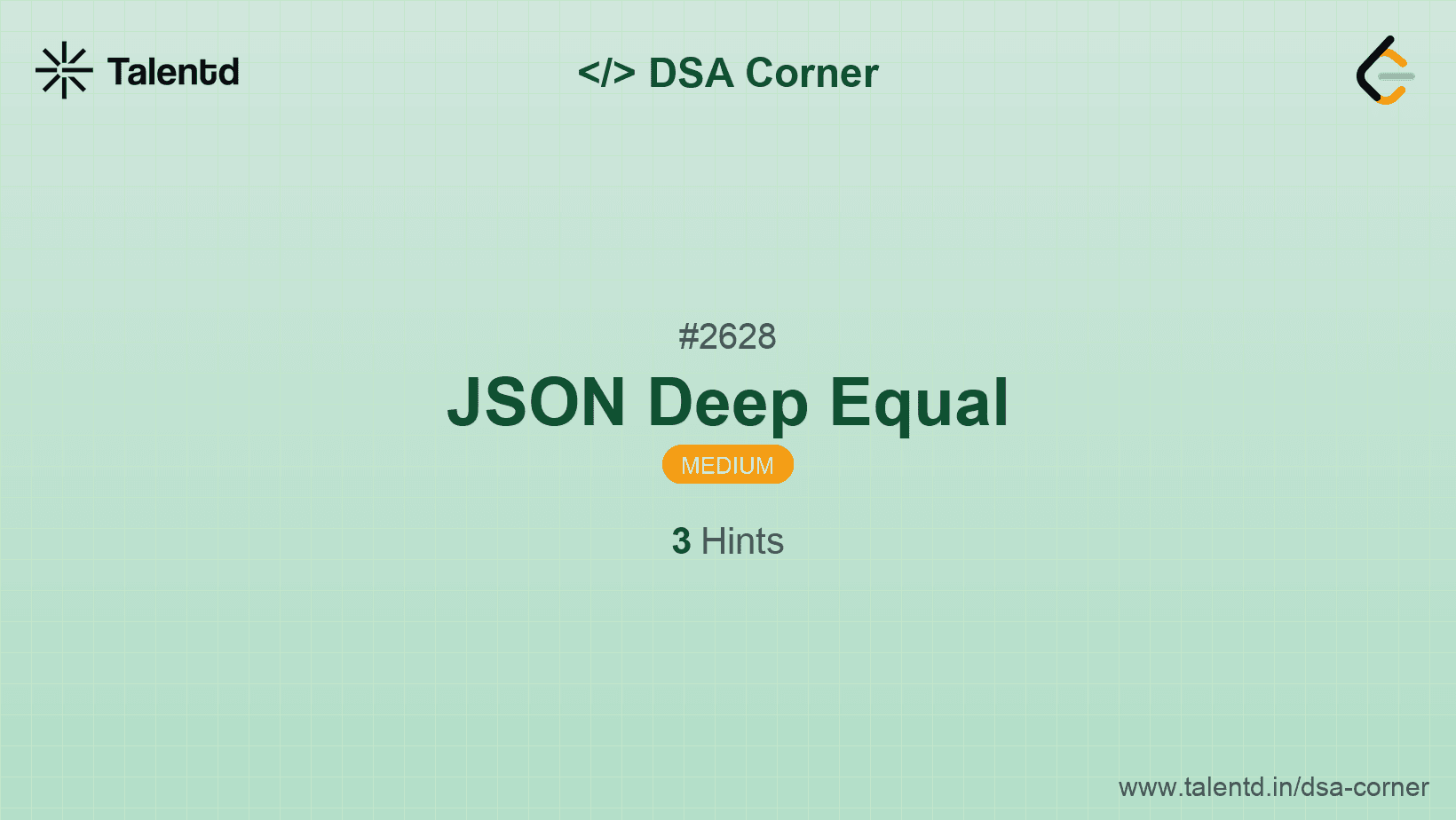 Problem visualization for JSON Deep Equal