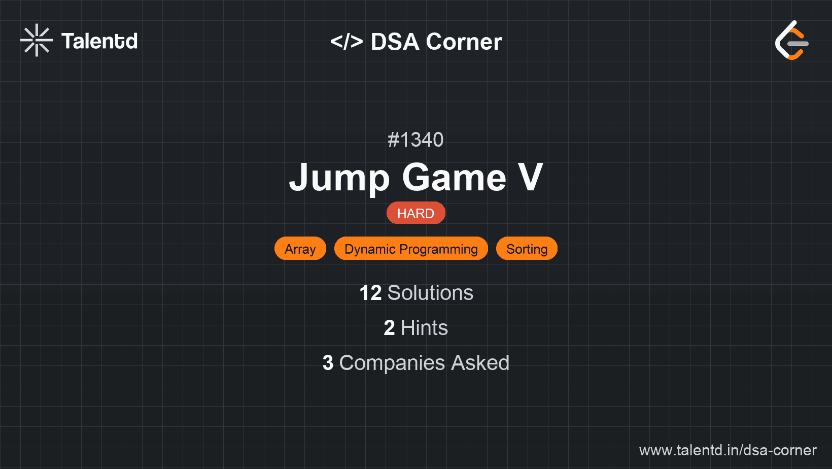 Problem visualization for Jump Game V