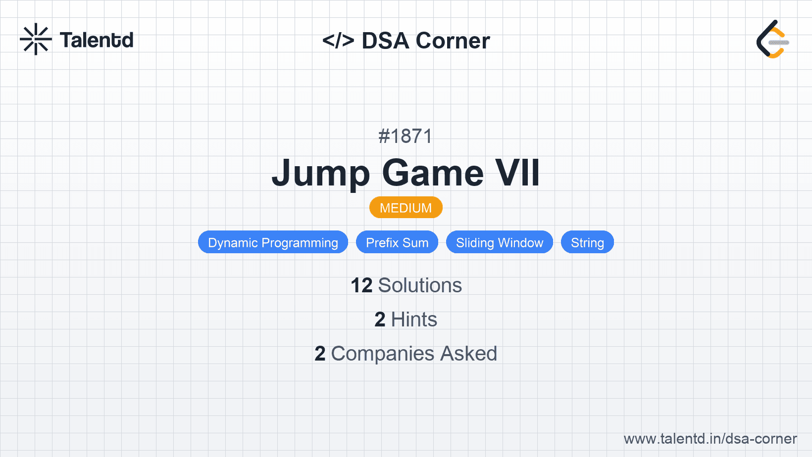 Problem visualization for Jump Game VII