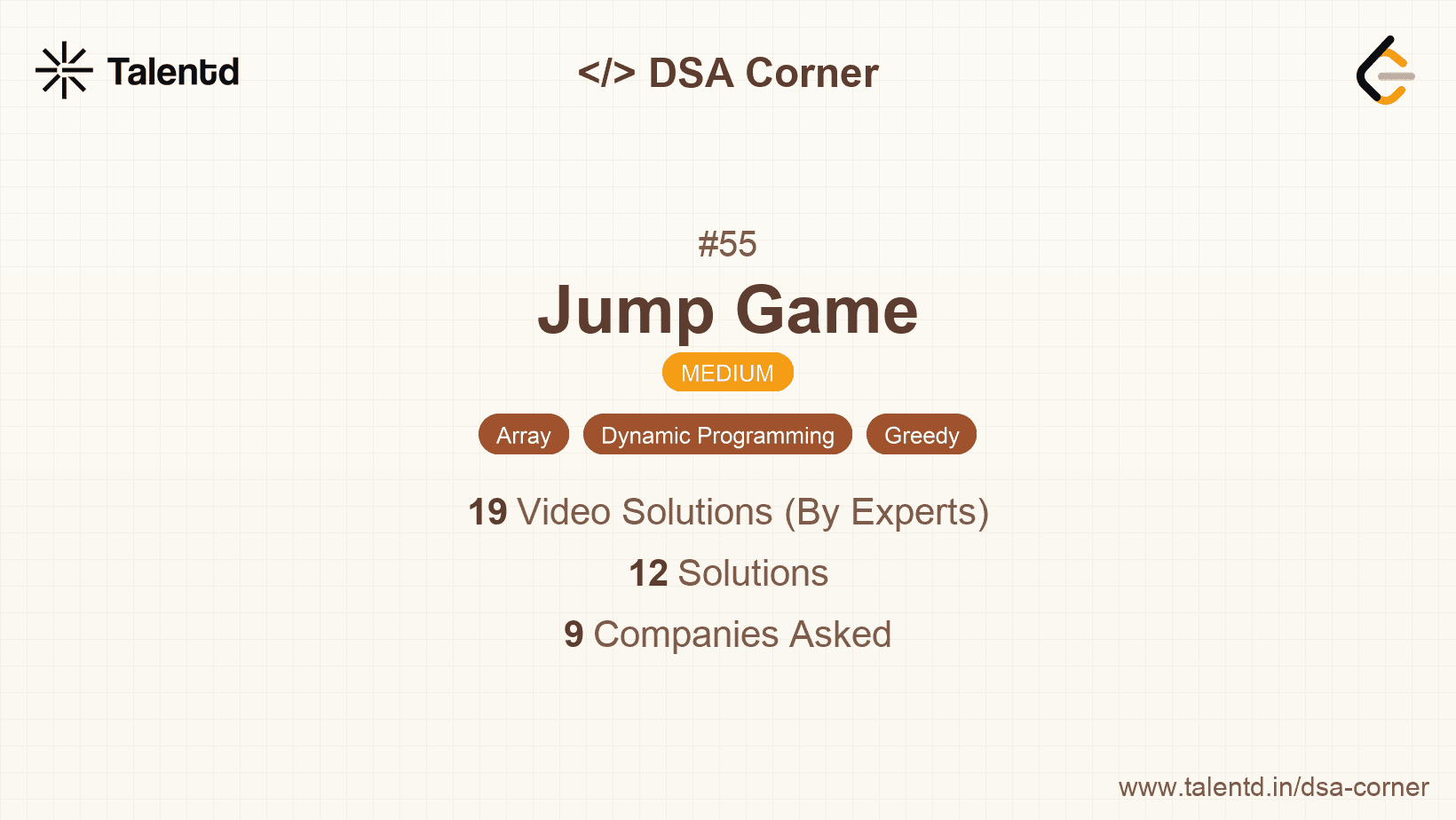 Problem visualization for Jump Game