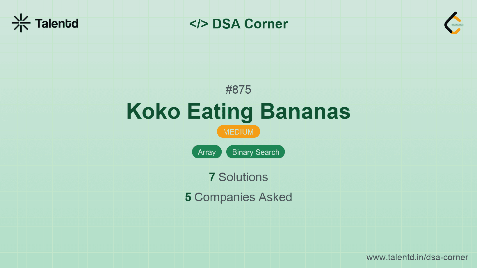 Problem visualization for Koko Eating Bananas