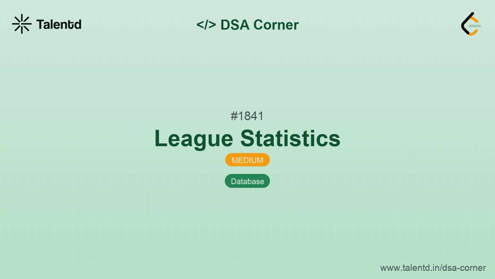 Problem visualization for League Statistics
