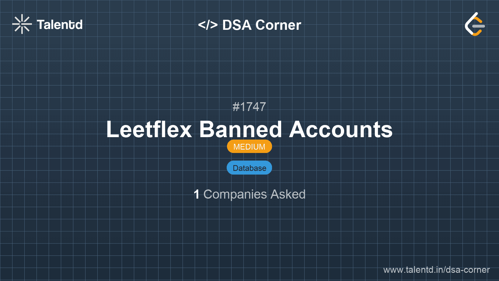 Problem visualization for Leetflex Banned Accounts