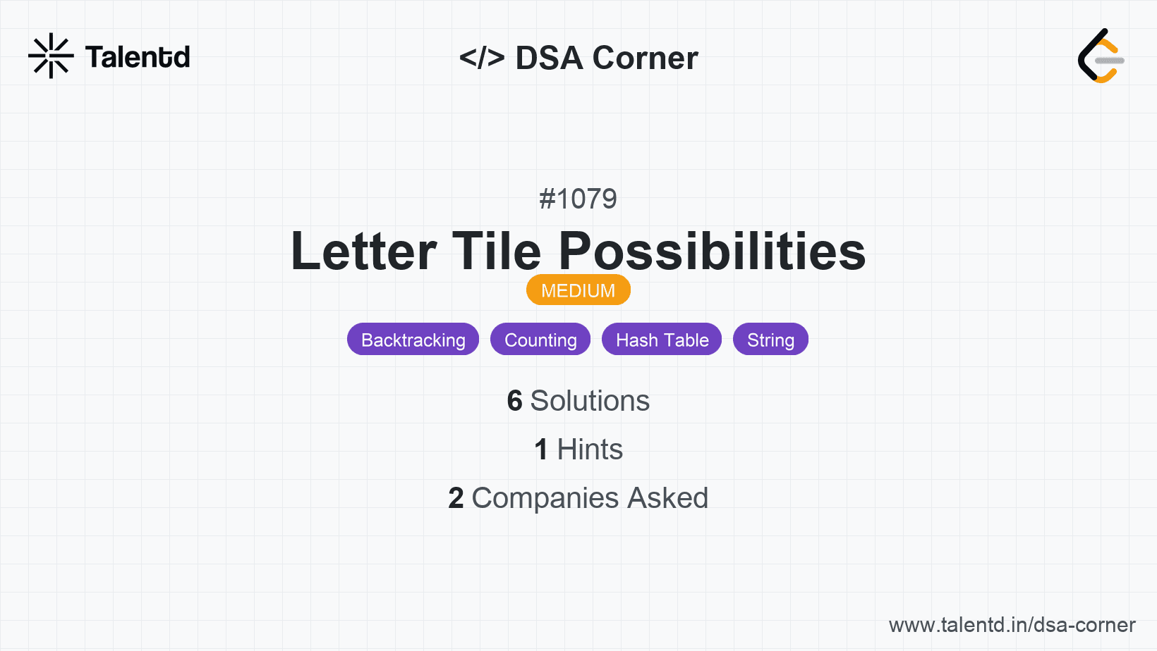 Problem visualization for Letter Tile Possibilities