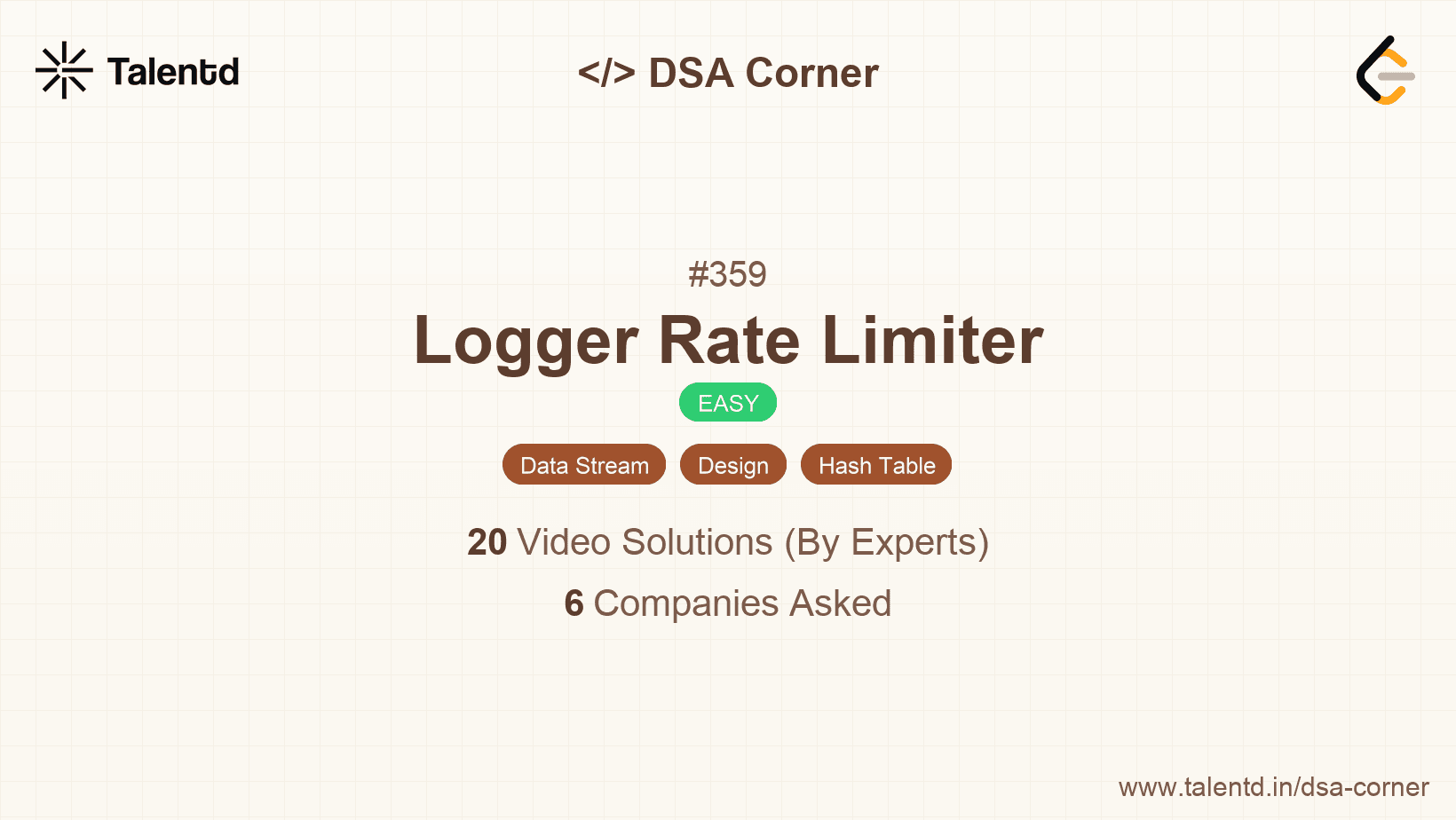 Problem visualization for Logger Rate Limiter