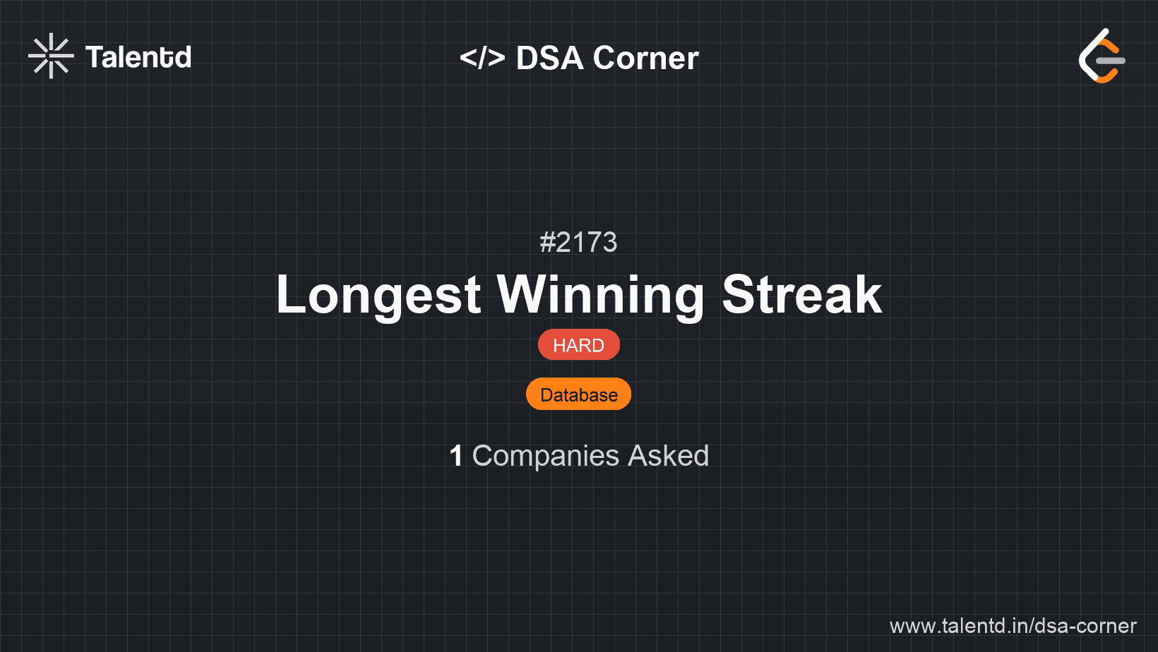 Problem visualization for Longest Winning Streak