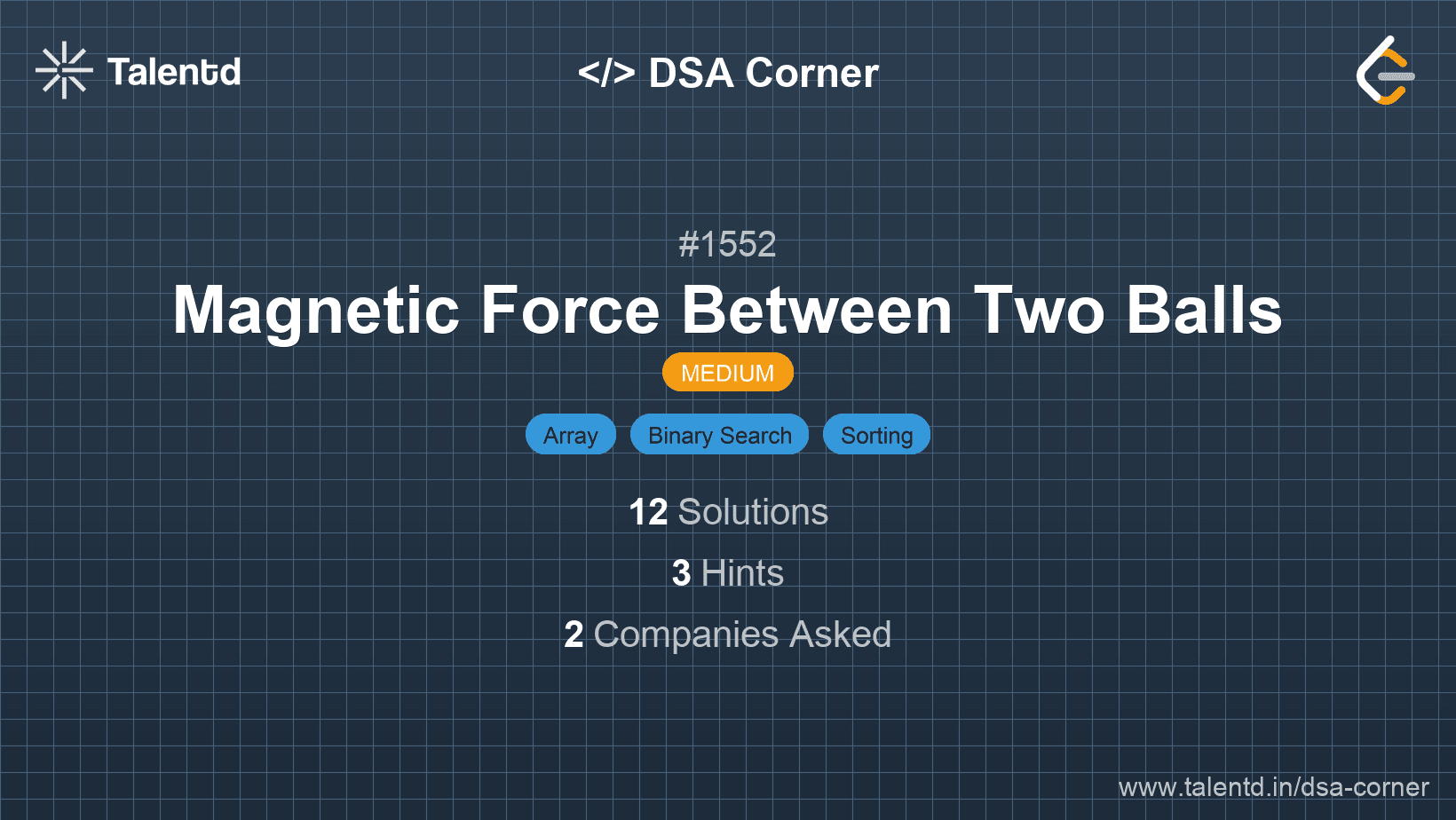 Problem visualization for Magnetic Force Between Two Balls