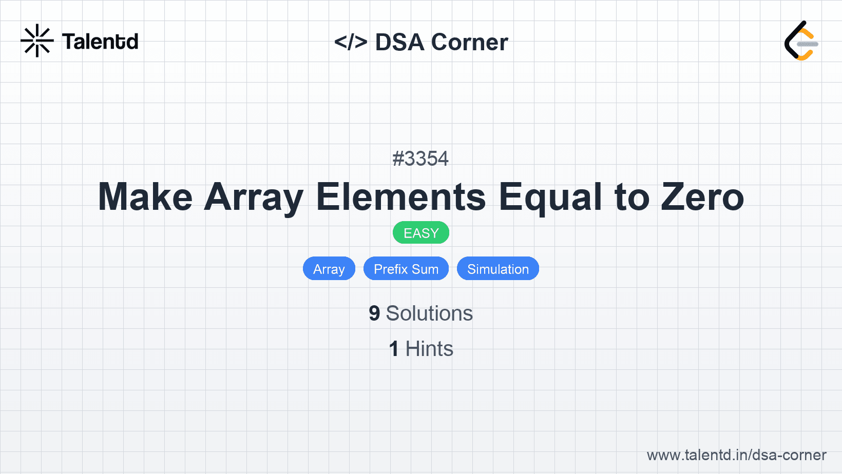 Problem visualization for Make Array Elements Equal to Zero