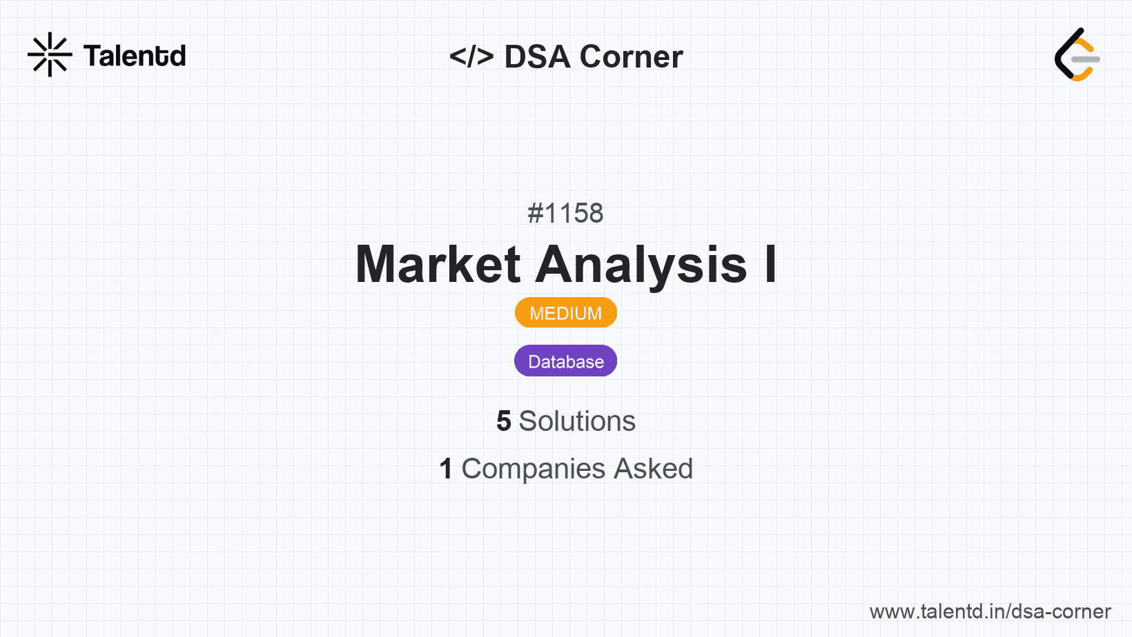 Problem visualization for Market Analysis I