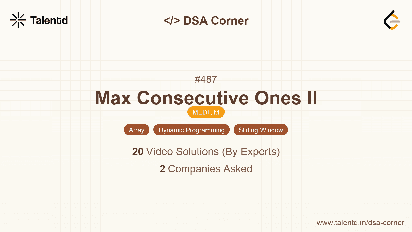 Problem visualization for Max Consecutive Ones II
