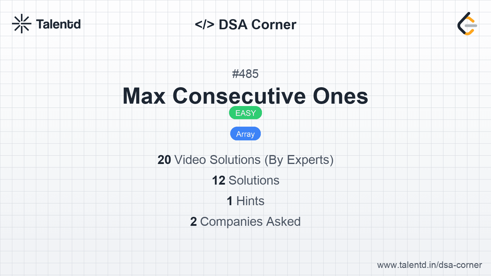 Problem visualization for Max Consecutive Ones